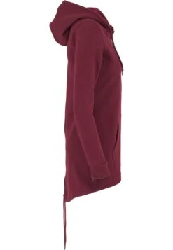 URBAN CLASSICS Parka - Sweater Met Rits - Burgundy -Urban Classics d38831d6bf724438b327a247783e9b41