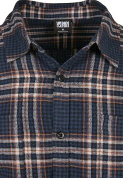 URBAN CLASSICS Campus - Overhemd - Darkblue Rustred -Urban Classics d524c942d91b4a7ab27be7cef3ecceeb