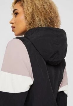 URBAN CLASSICS Short 3-Tone Crinkle- Jas - Black Duskrose Whitesand -Urban Classics d57bd59c8cd04b80b97f39126f67cff1