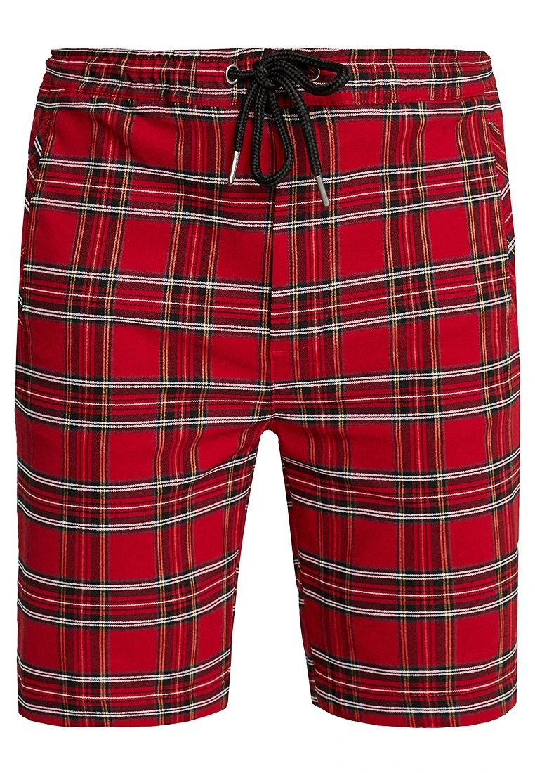 URBAN CLASSICS Checker- Shorts - Red/Black 6 URBAN CLASSICS Checker- Shorts - Red/Black - Afbeelding 4