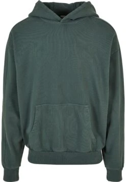 URBAN CLASSICS Garment Dye- Hoodie - Bottlegreen -Urban Classics d61a5beacfb546f0a96636b05a9589c5