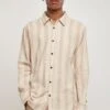 URBAN CLASSICS Overhemd - Unionbeige Softseagrass
