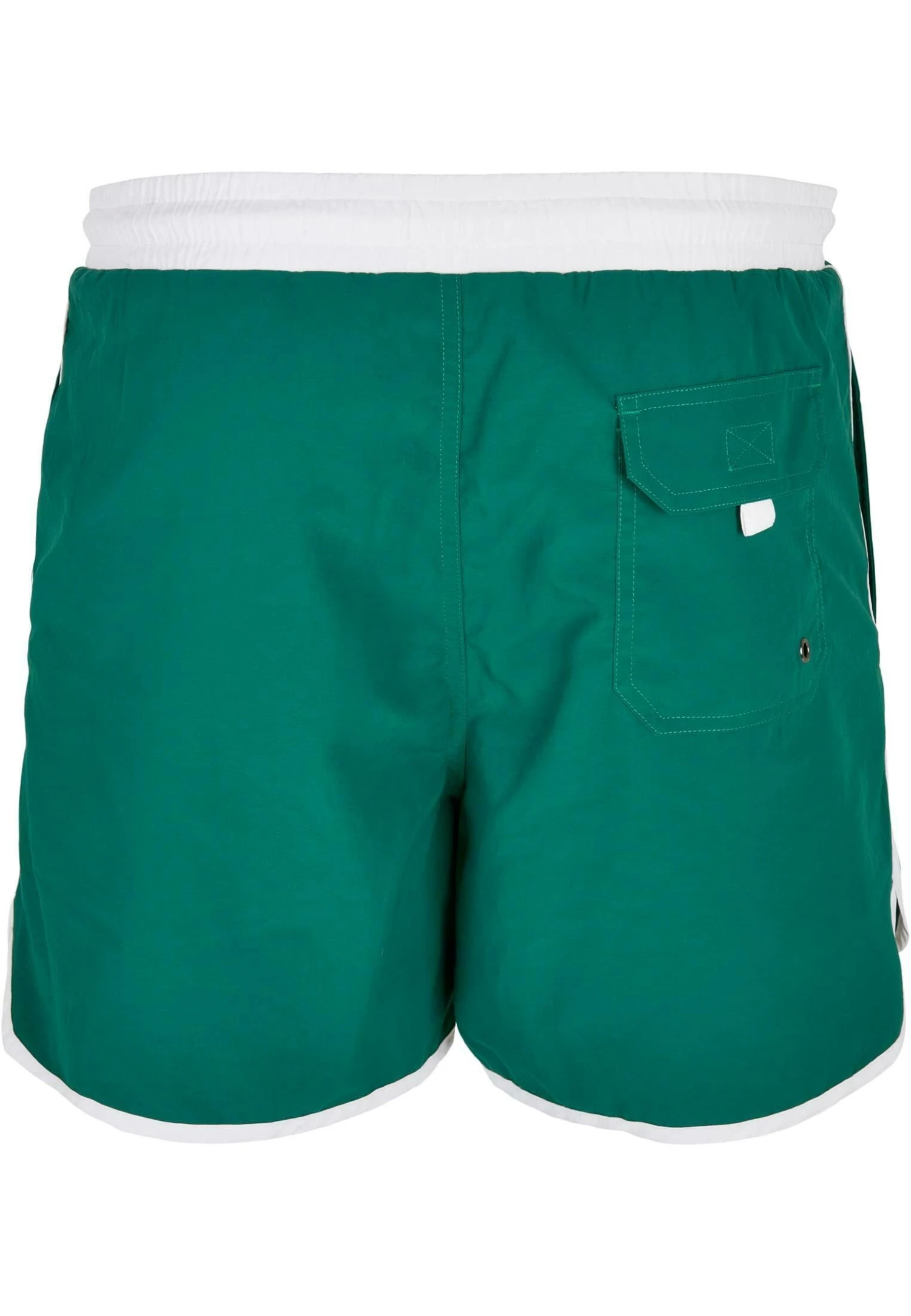 URBAN CLASSICS Retro - Zwemshorts - White Green 6 URBAN CLASSICS Retro - Zwemshorts - White Green - Afbeelding 4