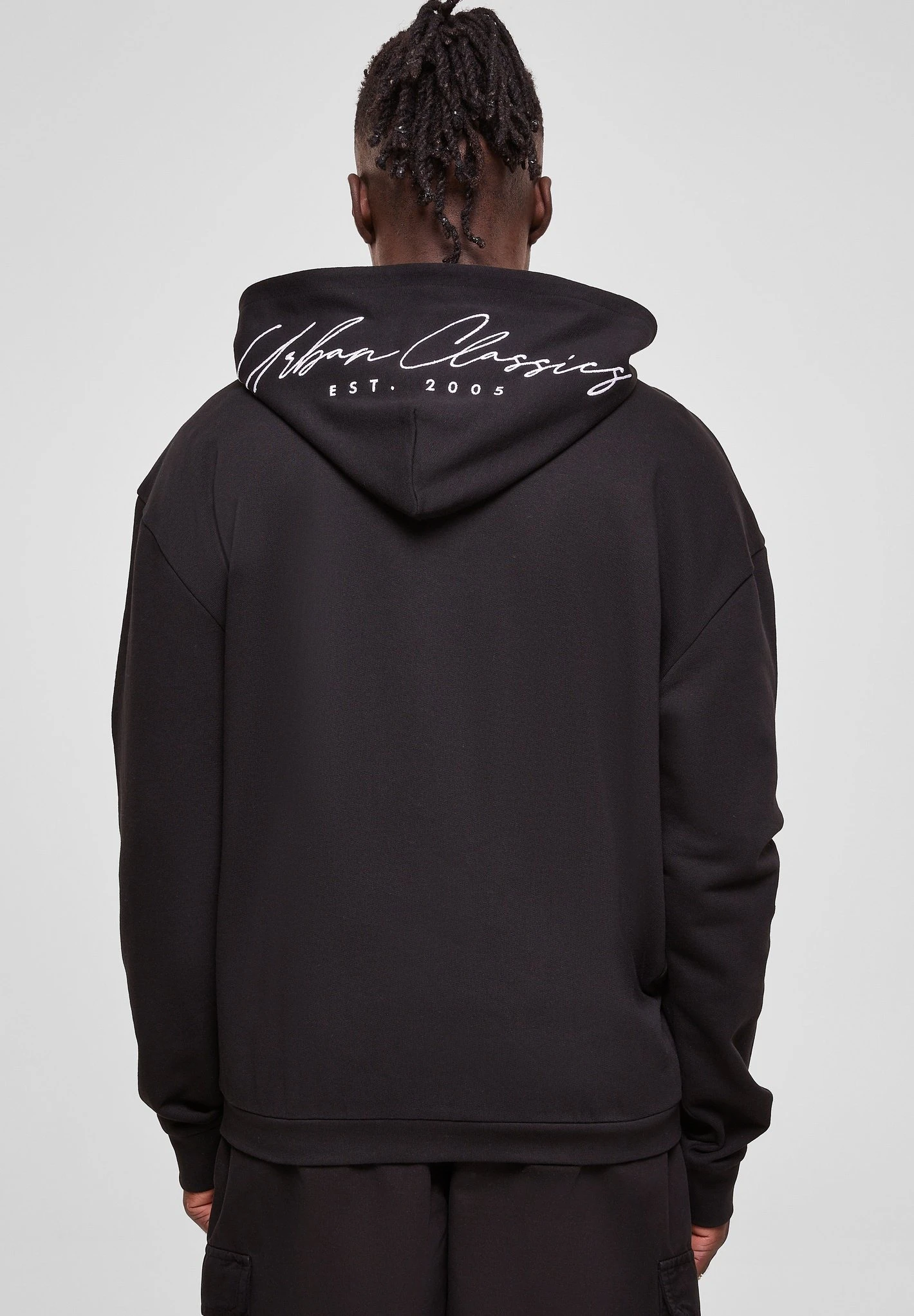 URBAN CLASSICS Embroidery- Hoodie - Black 5 URBAN CLASSICS Embroidery- Hoodie - Black - Afbeelding 3