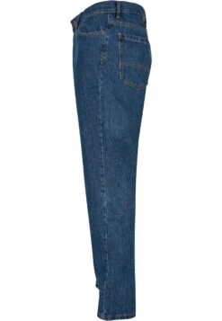 URBAN CLASSICS Straight Leg- Straight Leg Jeans - Mid Indigo Washed -Urban Classics d8d14216efa544508d0cee32ec72f7a1