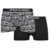 URBAN CLASSICS 2-Pack - Boxershort - Detail Aop Black 2 URBAN CLASSICS 2-Pack - Boxershort - Detail Aop Black -Urban Classics da21e48750784aa1be4d9f7c116ca9aa
