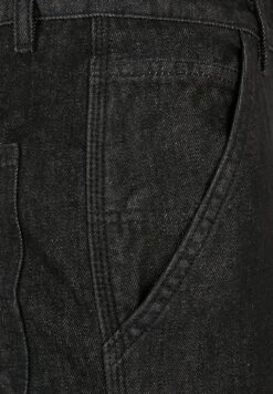 URBAN CLASSICS Double - Straight Leg Jeans - Realblack Washed -Urban Classics da525861b6314c17a4dd2b6544b7f5e3