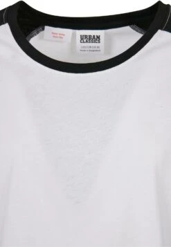 URBAN CLASSICS Contrast Raglan- Longsleeve - White/Black -Urban Classics da9dbba6209d4a25ab4c95d57cfe7181