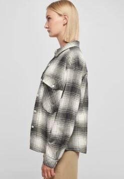 URBAN CLASSICS Oversized- Overhemdblouse - Whitesand Black 15 URBAN CLASSICS Oversized- Overhemdblouse - Whitesand Black -Urban Classics daebf972e4ff44a0bf714d62a311023b