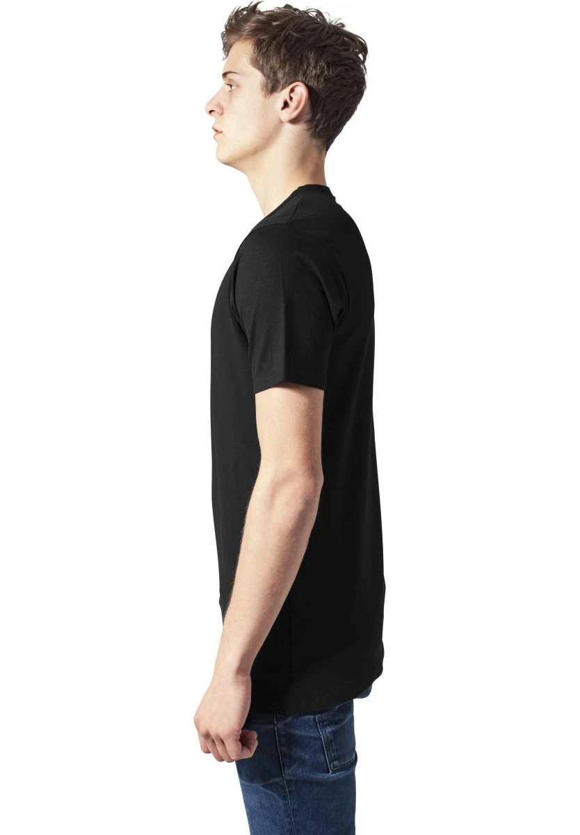 URBAN CLASSICS Fitted Stretch Tee - T-Shirt Basic - Black 7 URBAN CLASSICS Fitted Stretch Tee - T-Shirt Basic - Black - Afbeelding 5