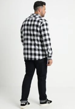 URBAN CLASSICS Checked - Overhemd - Black/White -Urban Classics dd3e26a47f654a4eb04e85a023a9dd77