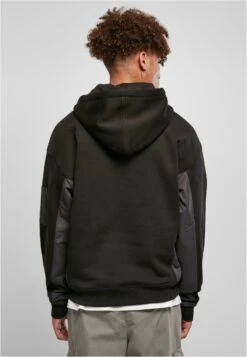 URBAN CLASSICS Military Hoody - Sweater - Black -Urban Classics dd70ed7fff744ee796d7c3ed2c476ee0