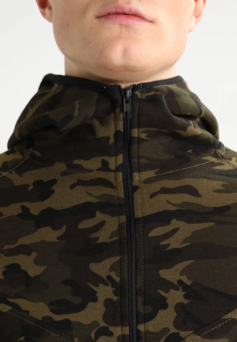 URBAN CLASSICS Interlock Camo Zip- Vest - Wood 6 URBAN CLASSICS Interlock Camo Zip- Vest - Wood - Afbeelding 4