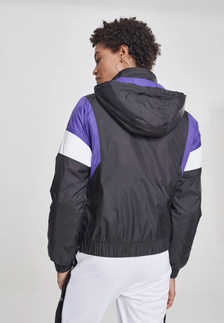 URBAN CLASSICS Jas - Black/Ultraviolet/White 4 URBAN CLASSICS Jas - Black/Ultraviolet/White - Afbeelding 2
