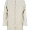URBAN CLASSICS Sherpa- Winterjas - Softseagrass Whitesand