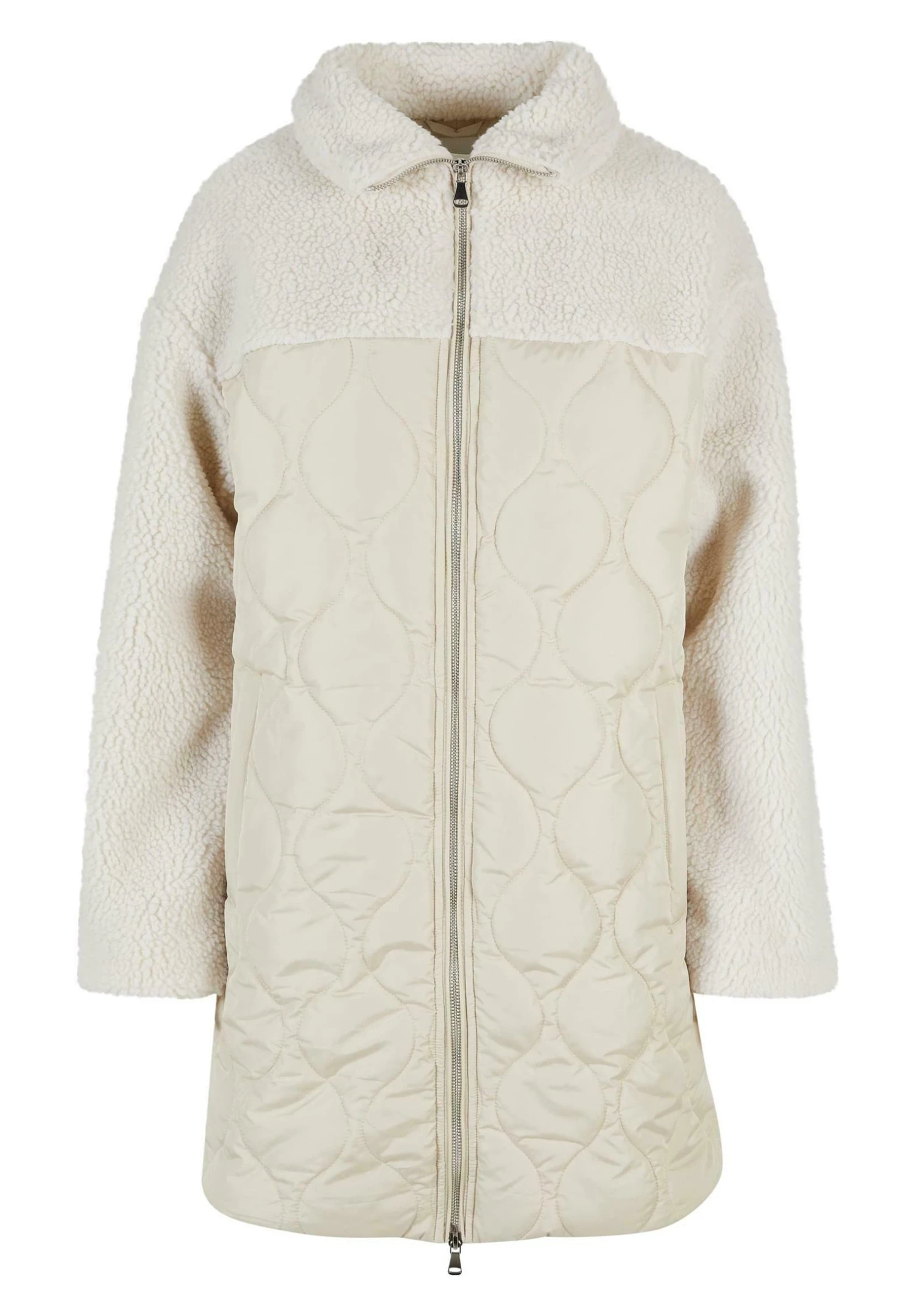 URBAN CLASSICS Sherpa- Winterjas - Softseagrass Whitesand 3 URBAN CLASSICS Sherpa- Winterjas - Softseagrass Whitesand