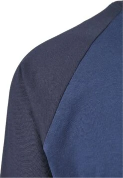 URBAN CLASSICS Raglan Contrast Ls - Longsleeve - Darkblue/Midnightnavy -Urban Classics dec18703766b44a0a7d48d4168d668b9