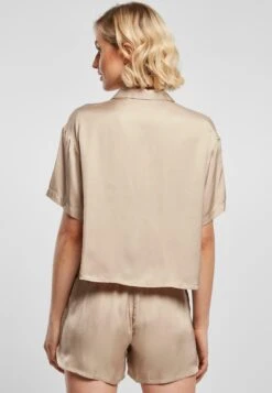URBAN CLASSICS Overhemdblouse - Softtaupe -Urban Classics df6283e2c7214b9e8c1fb1985d858ce4