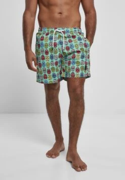URBAN CLASSICS Pattern - Zwemshorts - Calavera Aop