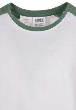 URBAN CLASSICS Kinder Contrast Raglan 2-Pack - T-Shirt Print - White Saliva White Black -Urban Classics e0a7f02aeb8b4101b8b79f667bc86fe3