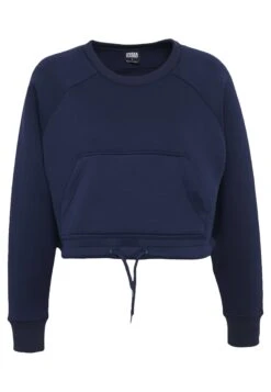 URBAN CLASSICS Ladies Oversized Short Raglan Crew - Sweater - Midnigh Tnavy -Urban Classics e0f06f3122c44fc3adace9d46eb3859d