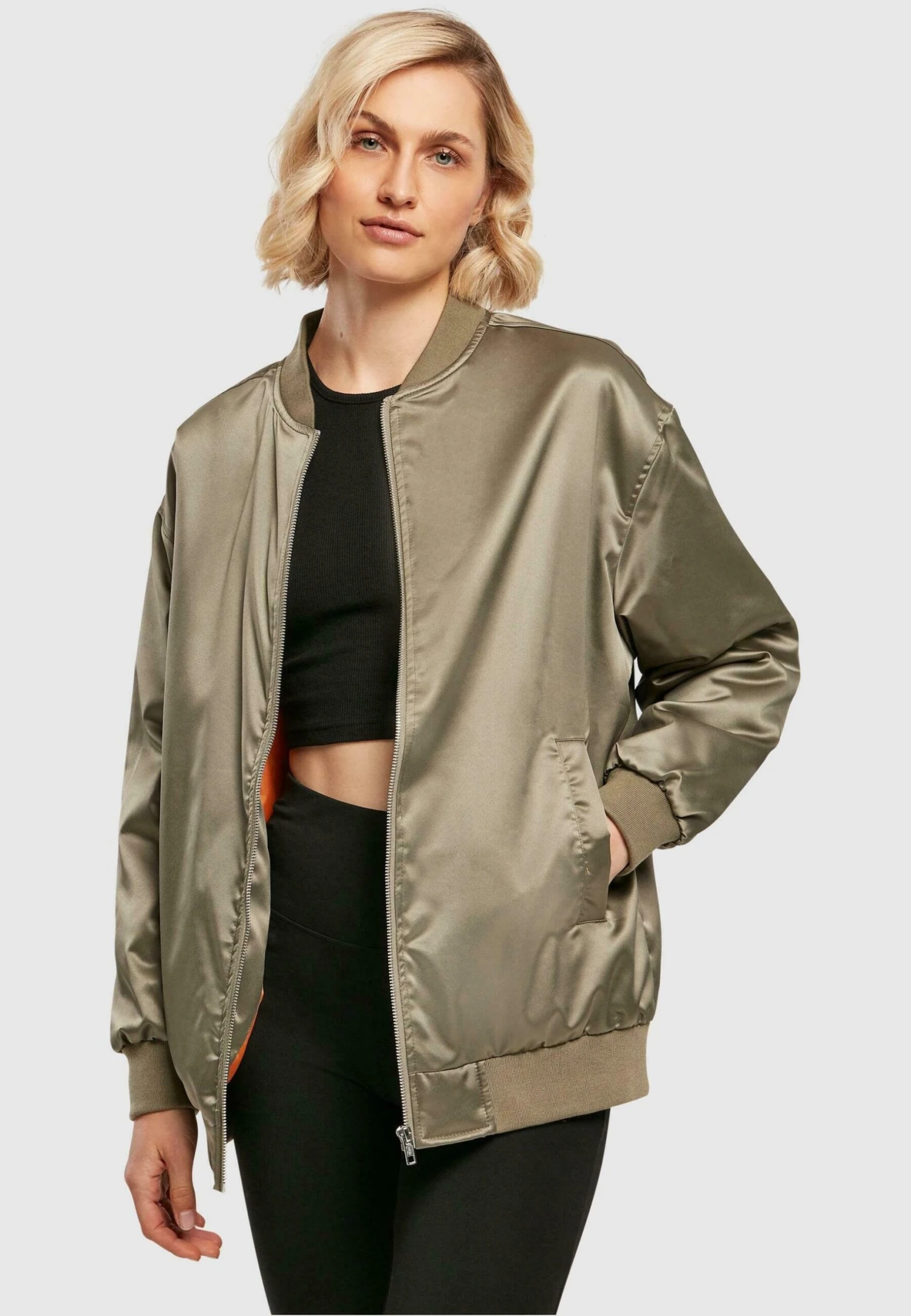 URBAN CLASSICS Bomberjacks - Softolive 3 URBAN CLASSICS Bomberjacks - Softolive