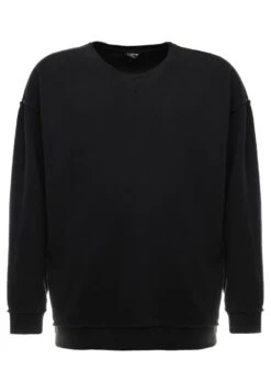 URBAN CLASSICS Oversized Open Edge Crew- Sweater - Schwarz 14 URBAN CLASSICS Oversized Open Edge Crew- Sweater - Schwarz -Urban Classics e181f35d1ea14826a252d39b9bc538fd