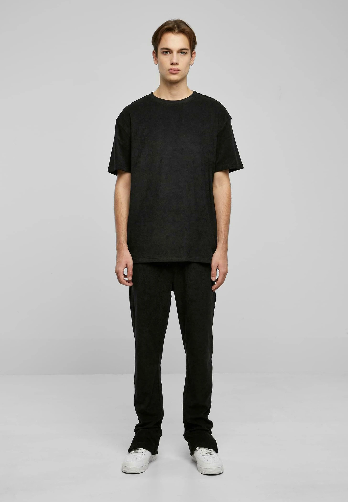 URBAN CLASSICS Towel Tee - T-Shirt Basic - Black 4 URBAN CLASSICS Towel Tee - T-Shirt Basic - Black - Afbeelding 2