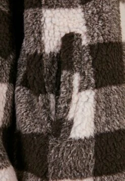 URBAN CLASSICS Check Sherpa - Winterjas - Pink Brown -Urban Classics e3ba31134b7541a6946153c5a264032f