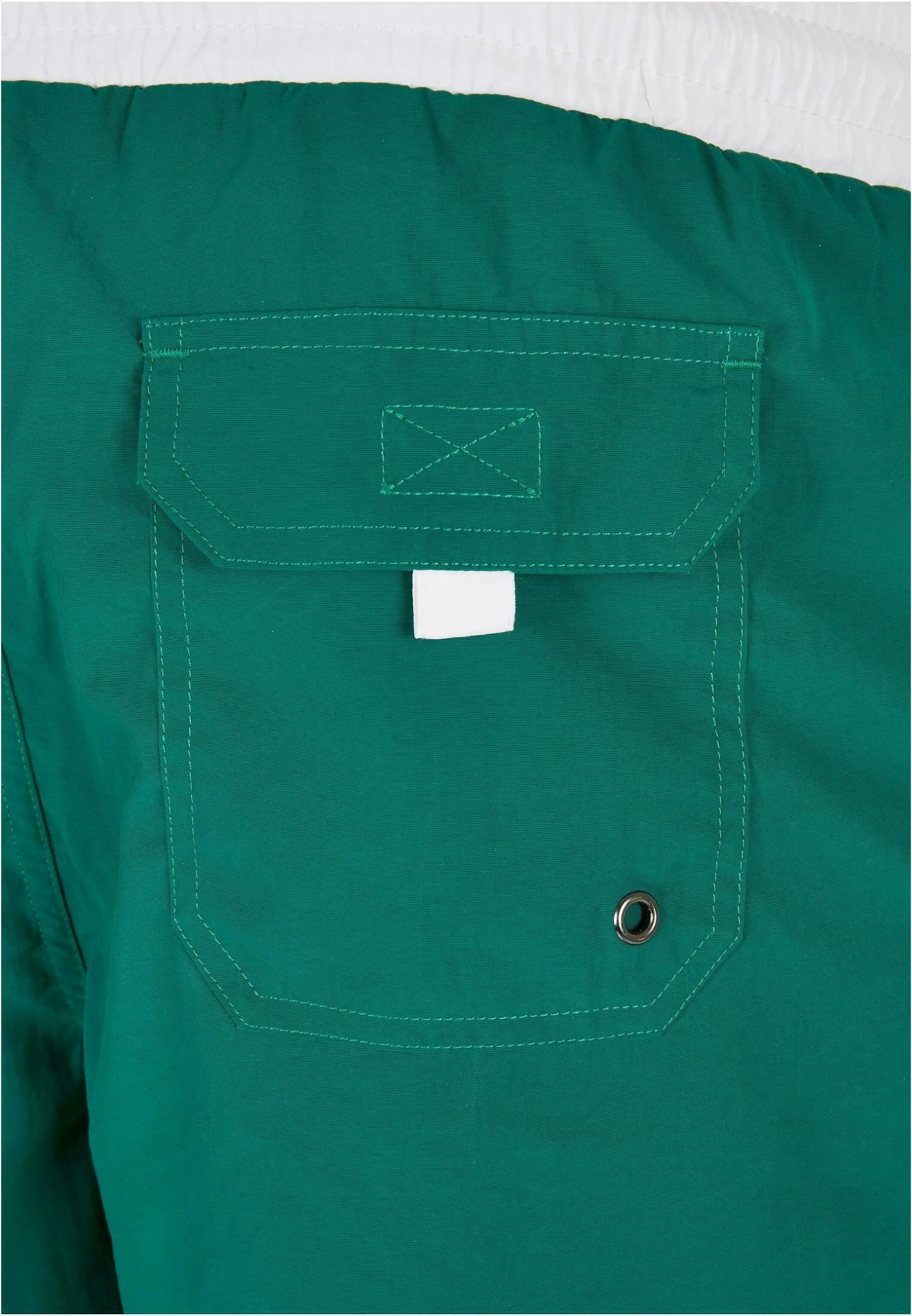 URBAN CLASSICS Retro - Zwemshorts - White Green 8 URBAN CLASSICS Retro - Zwemshorts - White Green - Afbeelding 6