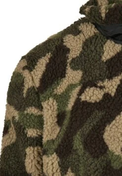 URBAN CLASSICS Fleecejas - Wood Camouflage -Urban Classics e42a4ba10bbf478c88aac4f8bf820511