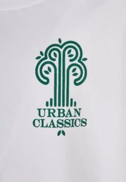 URBAN CLASSICS Logo Tee - T-Shirt Print - White -Urban Classics e529e9c9b727462482224e724be6808c