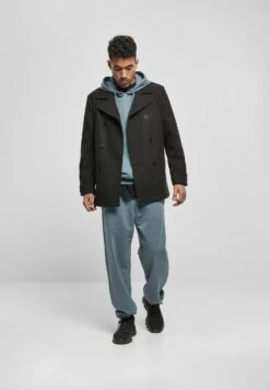 URBAN CLASSICS Classic Pea - Halflange Jas - Black 8 URBAN CLASSICS Classic Pea - Halflange Jas - Black -Urban Classics e566d81b86534462b22d99c7575c6282