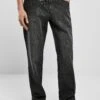 URBAN CLASSICS Loose Fit - Straight Leg Jeans - Real Black Washed -Urban Classics e57735c8d7f2456d9944450bee1d6b38