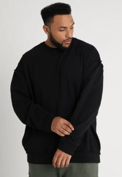 URBAN CLASSICS Oversized Open Edge Crew- Sweater - Schwarz 11 URBAN CLASSICS Oversized Open Edge Crew- Sweater - Schwarz -Urban Classics e5b03040b2694d5fb20ed73a9182c152