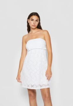 URBAN CLASSICS Dress - Jurk - White -Urban Classics e5ce82eb892f42239b7690bad403455a