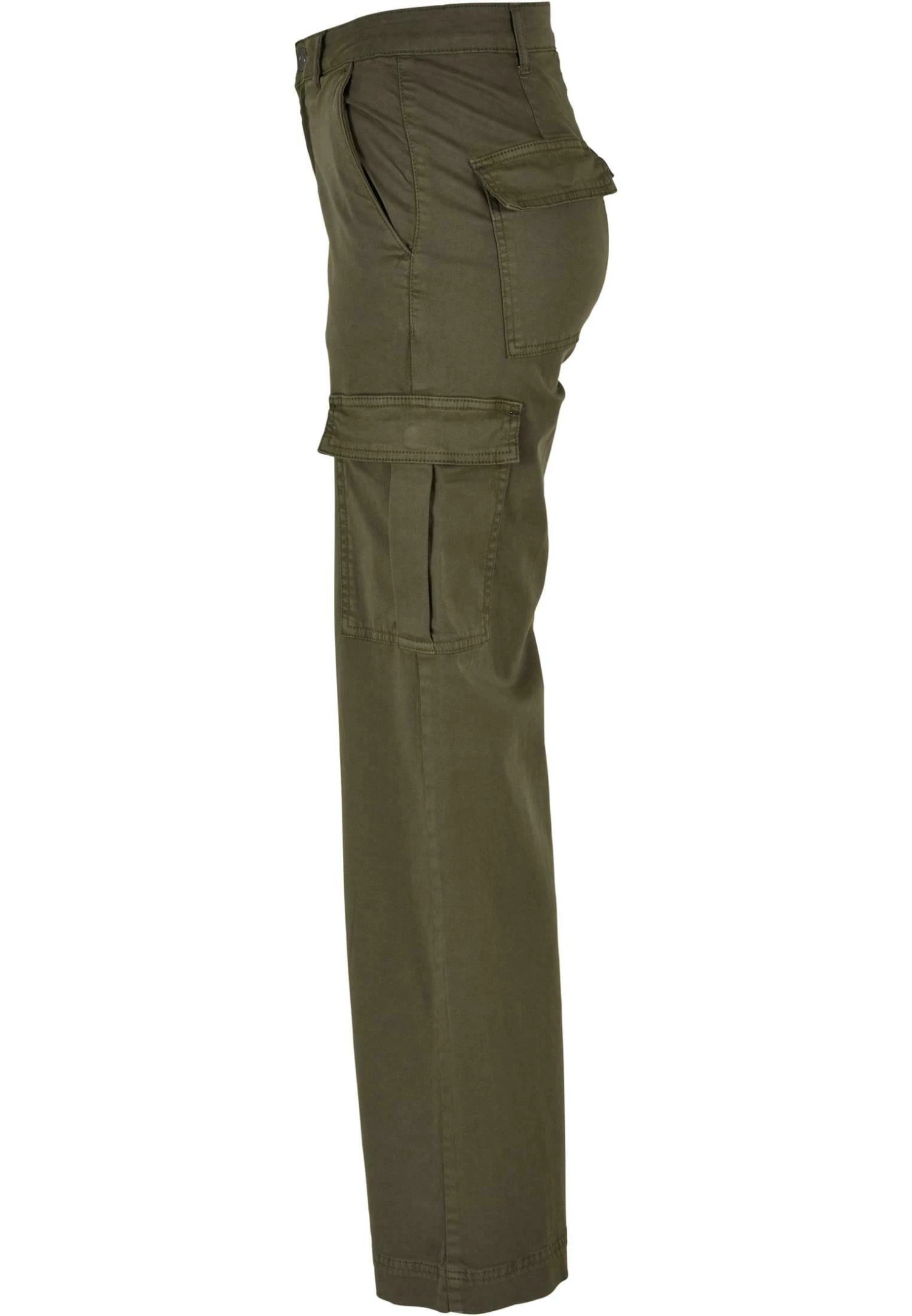 URBAN CLASSICS Wide Leg Twill - Cargobroek - Olive 11 URBAN CLASSICS Wide Leg Twill - Cargobroek - Olive - Afbeelding 9