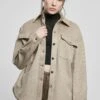 URBAN CLASSICS Ladies Classic Overshirt - Jas - Lighttaupe -Urban Classics e73449c5e6134d848ed4f0f6519cf9a0