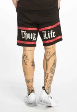 URBAN CLASSICS Thug Life Brick- Shorts - Black -Urban Classics e7ee0cfb8852474e953f4e4431682494