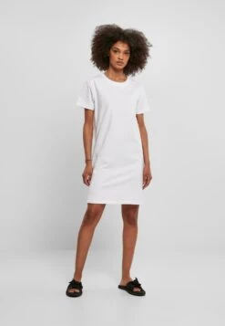 URBAN CLASSICS Ladies Recycled Cotton Boxy Tee Dress - Jerseyjurk - White -Urban Classics e8000438e23d401c884917c66ae94969