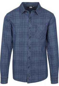 URBAN CLASSICS Overhemd - Dark Blue -Urban Classics e84de29bb9db4e8f941f92bed45d7d0c