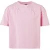 URBAN CLASSICS Pleat- T-Shirt Basic - Girlypink -Urban Classics e93cbd4d14bc48de8e0641b3a30197fb