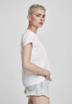 URBAN CLASSICS Ladies Basic Box Tee - T-Shirt Basic - White -Urban Classics ea01521db9e642c39f3e8971c930907d