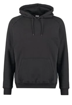 URBAN CLASSICS Blank Hoody - Hoodie - Black -Urban Classics eb2e09652f5f4d2cba46be754801124c
