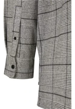 URBAN CLASSICS Long Oversized Checked - Overhemd - Grey Black -Urban Classics ebb24dd8b49e4e8ba91ef3016e96bb62