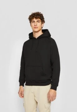 URBAN CLASSICS Blank Hoody - Hoodie - Black -Urban Classics ebce21909b83483eb1a9b2310b8f4b39