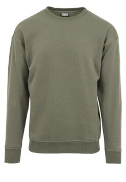 URBAN CLASSICS Crewneck - Sweater - Olive -Urban Classics ebe2728800564f799892a0a1b5472a68