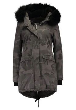 URBAN CLASSICS Overdyed- Parka - Grey -Urban Classics edefb346fe7e46549c29aebc13a876c4