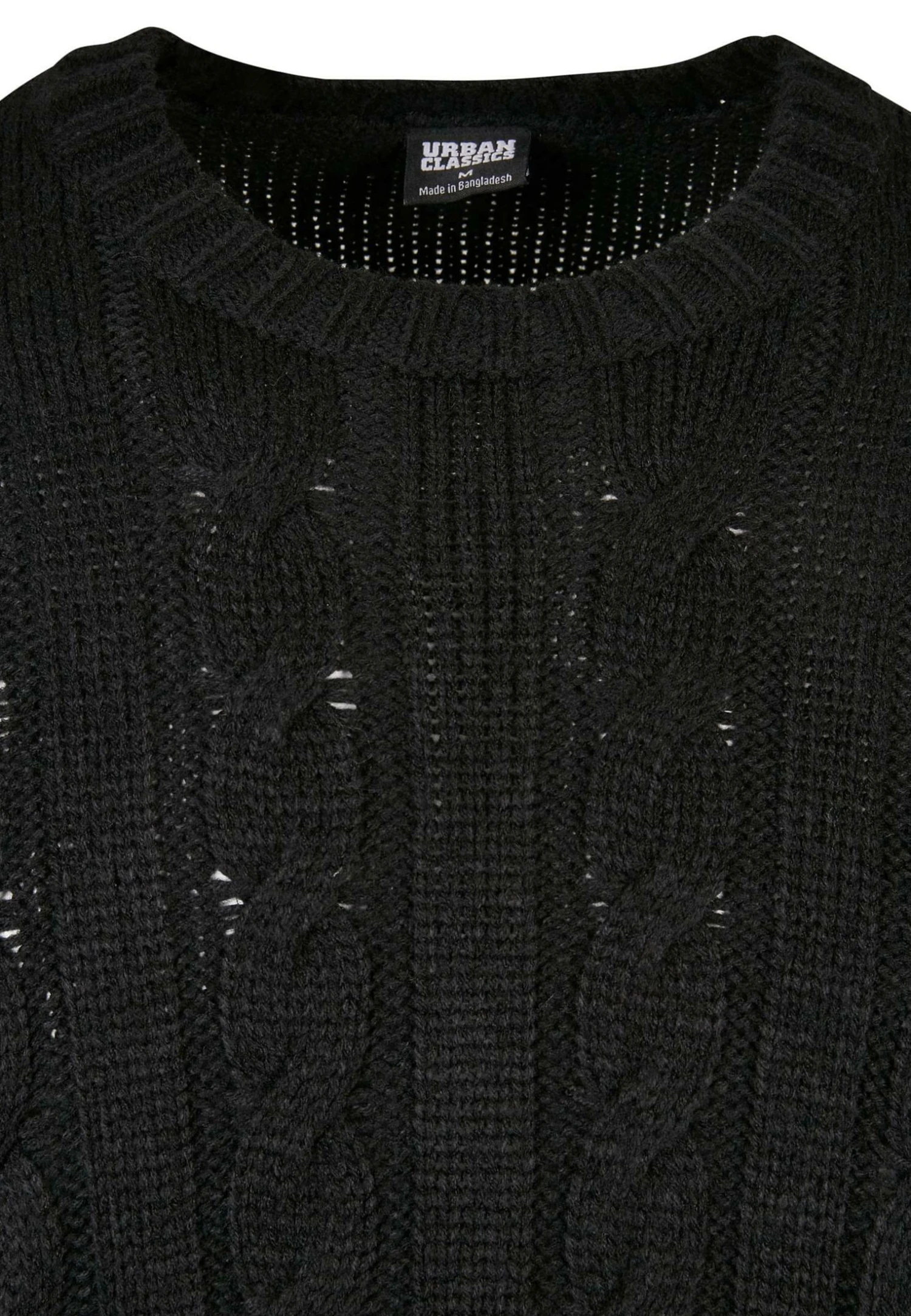 URBAN CLASSICS Herren Boxy - Trui - Black 9 URBAN CLASSICS Herren Boxy - Trui - Black - Afbeelding 7