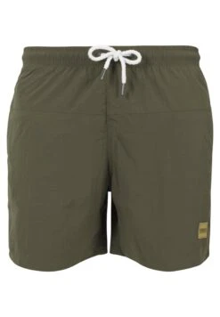 URBAN CLASSICS Block - Zwemshorts - Olive -Urban Classics ee963c2af4834248af77095fc7913311